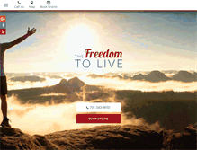 Tablet Screenshot of freedomchc.com